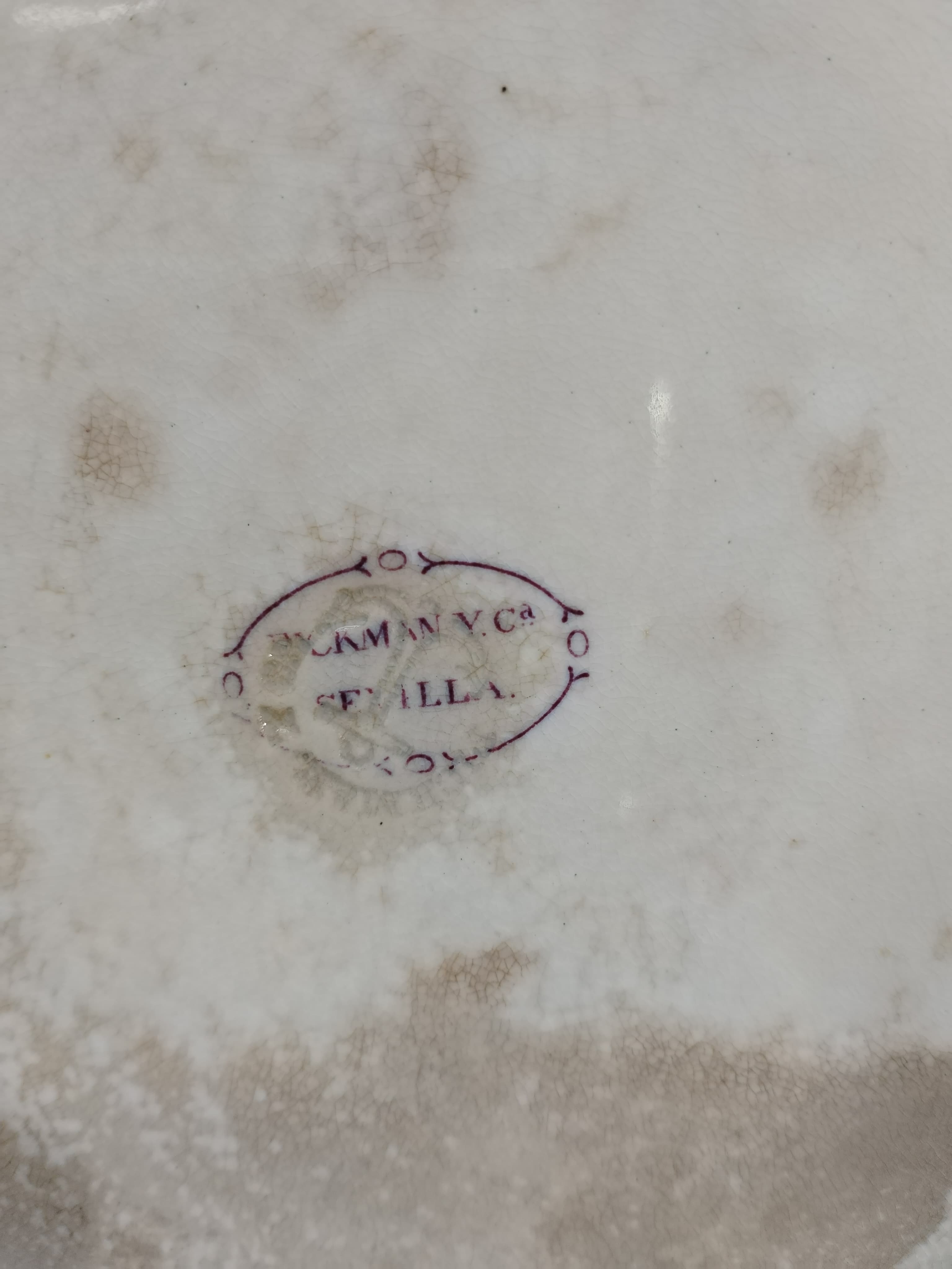 Plato Vintage La Cartuja de Sevilla - imagen 5